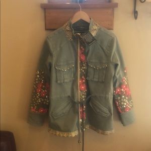 Embellished Utility Jacket